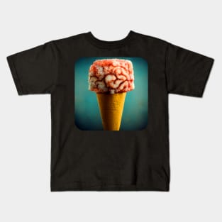 Ice cream brain Kids T-Shirt